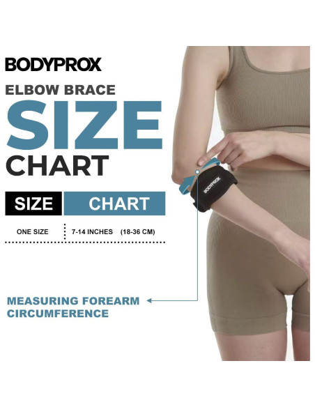 Faja para Codo Bodyprox 2 Piezas Alivio Dolor Tenista