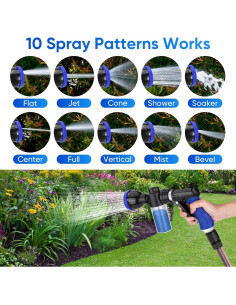 Kit de Rociador para Baño de Mascotas PWEZON 16 en 1 2