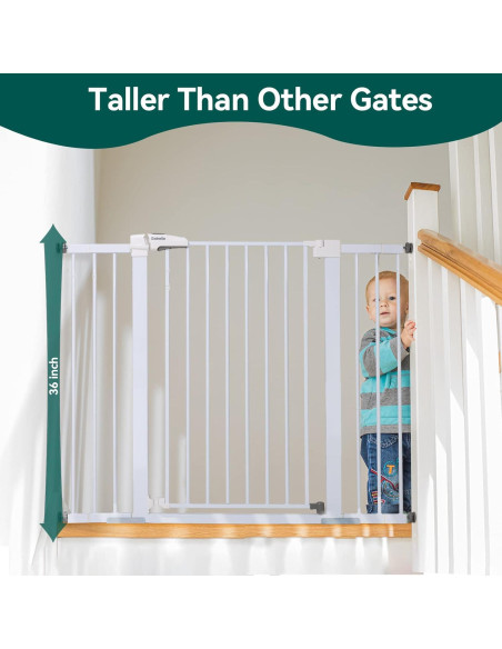 Puerta de Seguridad BABELIO 91 cm Alta 73-122 cm Ancha