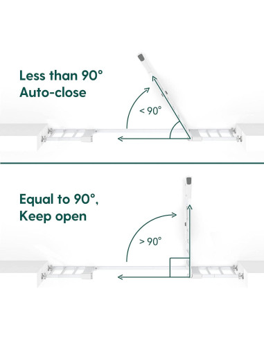 Puerta de Seguridad BABELIO 91 cm Alta 73-122 cm Ancha