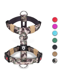 Arnés TSPRO Premium Ajustable para Perros Grandes Verde L