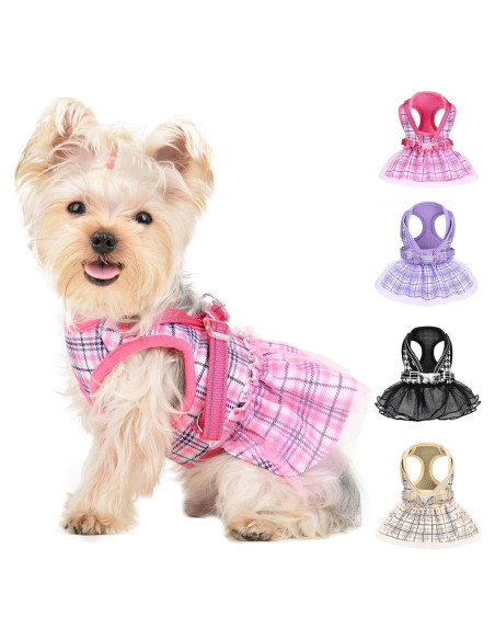 Arnés para Perro Kosiyi Rosa Pequeño Ajustable Transpirable