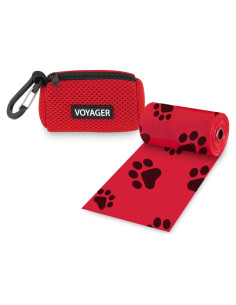 Dispensador de Bolsas de Excremento para Perros Rojo