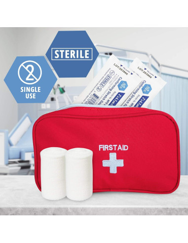 Venda de Gasa Elástica Conformable MED PRIDE 5 cm x 4.1 m - 12 Rollos