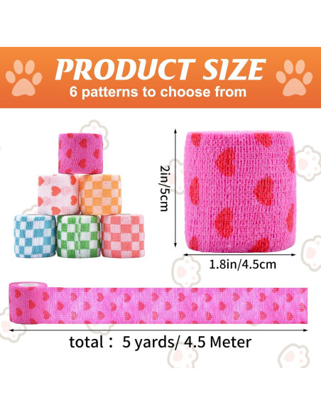 6 Rollos Vendaje Veterinario Kreyfer 5,08 cm x 4,57 m