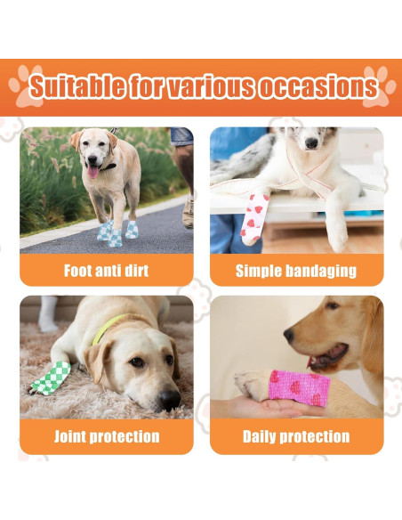 6 Rollos Vendaje Veterinario Kreyfer 5,08 cm x 4,57 m