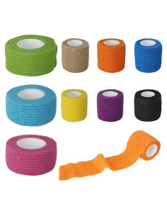 Vendas Autoadhesivas Veterinarias x9 para Mascotas 5cm