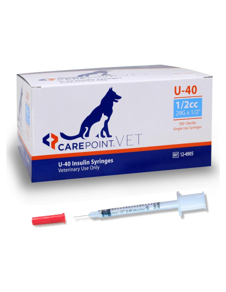 Jeringas de Insulina U-40 Allison Medical 29G 1/2cc Caja 100