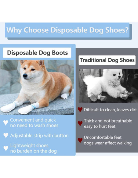 12 Botas Desechables para Perros Ximilu - Protección Patas