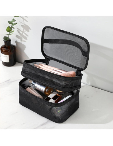 Juego de 3 Bolsas de Malla Tosnail con Cremallera y Asa