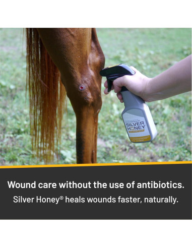 Gel en Spray Absorbine Silver Honey 226g para Heridas de Animales