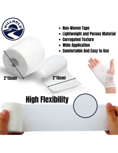 Venda Autoadhesiva Hillhold 2" Multicolor 12 Rollos 2