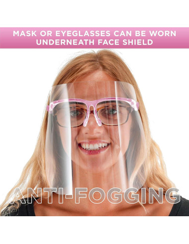 Escudos Faciales Protectores TCP Global - Paquete de 4