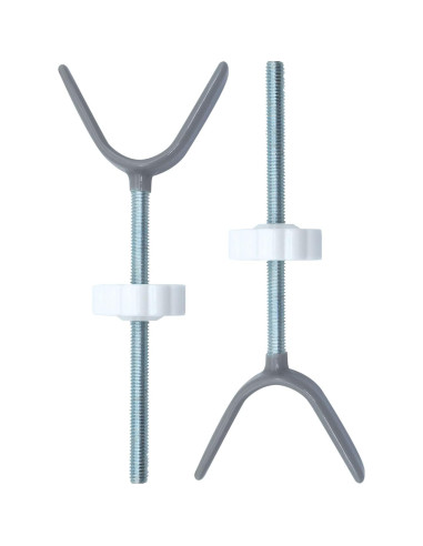 Adaptador Barandilla Puerta Bebé Vmaisi Y-Gris 2 Piezas