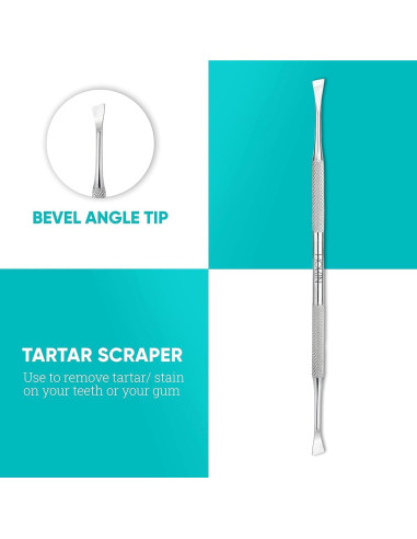 Kit de Herramientas Dentales HOKIN 4 Piezas Acero Inoxidable