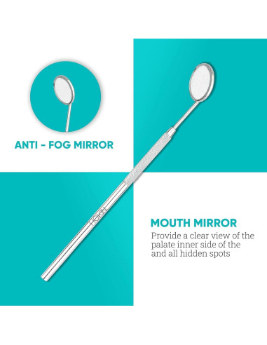 Kit de Herramientas Dentales HOKIN 4 Piezas Acero Inoxidable