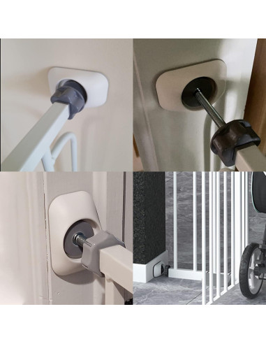 Extensor de Puerta para Bebés Vmaisi - 4 Piezas 12 cm