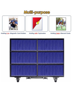 Caja de Almacenamiento WUTONMU para Toploaders 2000+ Cartas 2