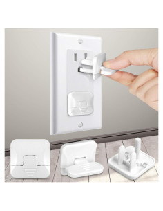 Cubiertas de Enchufes de Seguridad Infantil 55 Piezas ABS