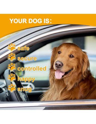 Arnés para Perros Mi Metty Cinturón Seguridad 100 CM Negro