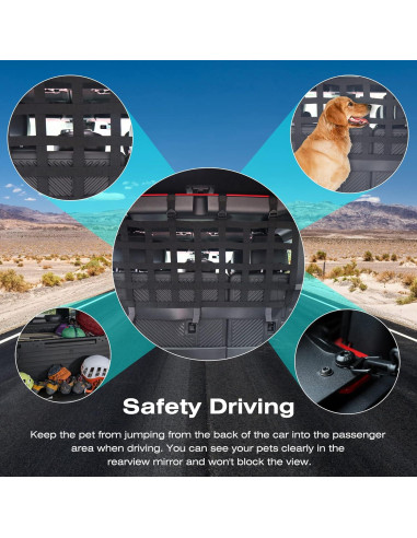 Barrera de Seguridad para Mascotas G para Ford Bronco 2021-2025