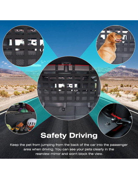 Barrera de Seguridad para Mascotas G para Ford Bronco 2021-2025