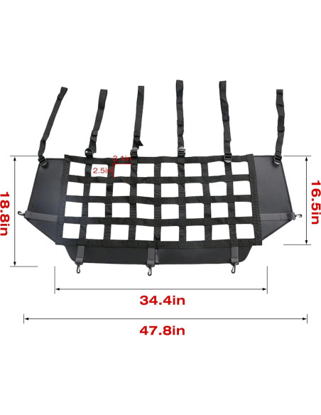 Barrera de Seguridad para Mascotas G para Ford Bronco 2021-2025