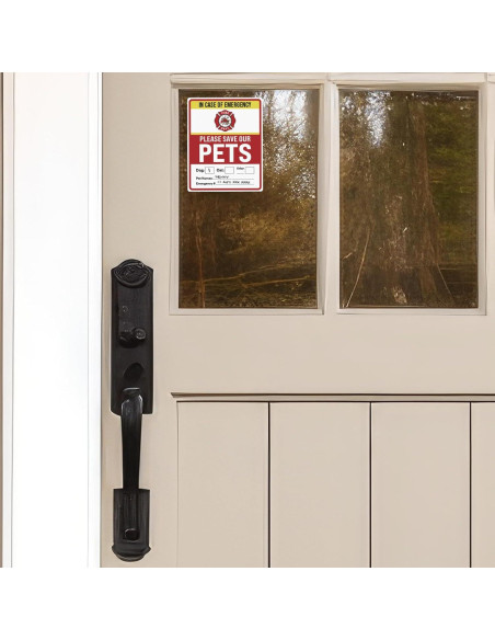 Calcomanías de Alerta para Mascotas Pixelverse 6pk 10x13cm