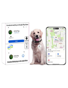 Rastreador GPS para Perros Sotfkd - Collar Impermeable