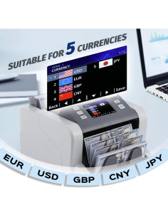 Contadora de Dinero Frifreego con Detección de Billetes Falsos 2