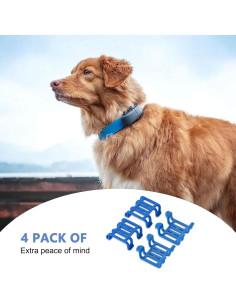 Clip de goma para rastreador GPS Tractive - Paquete de 4 2