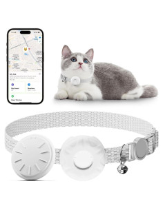 Rastreador GPS para Gatos HONGTOP con Collar Impermeable