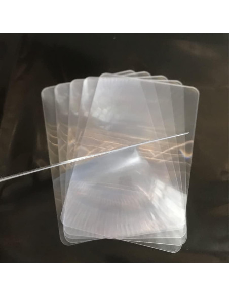 Lupas de Página 3X ZAYOIZY - 6 Piezas Portátiles 18x12cm