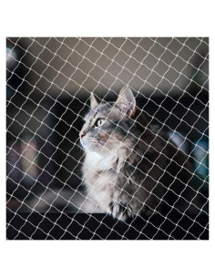 Red de Seguridad para Gatos JUMXSRLE 3x3 m Transparente