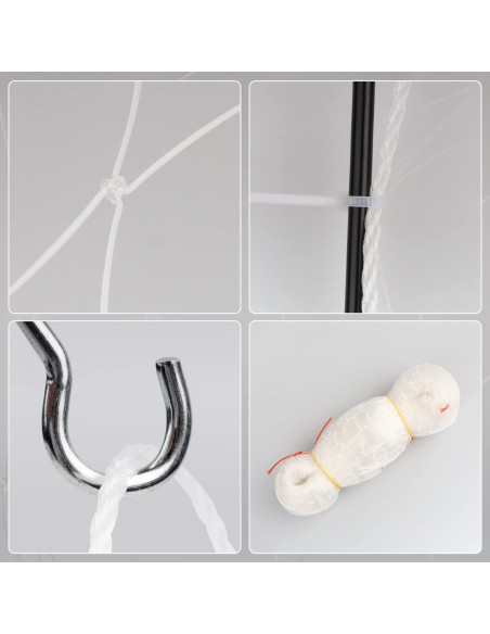 Red de Seguridad para Gatos JUMXSRLE 3x3 m Transparente