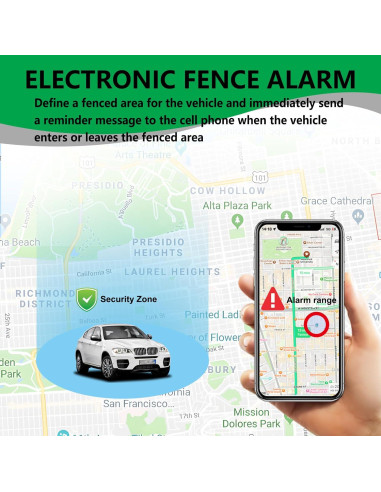 Mini Rastreador GPS NGXDFL Magnético para Vehículos 90g