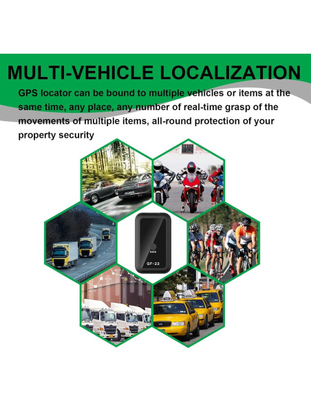 Mini Rastreador GPS NGXDFL Magnético para Vehículos 90g