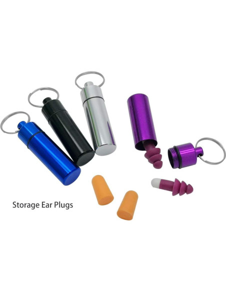 4 Cajas de Pastillas de Aluminio Portátiles a Prueba de Agua