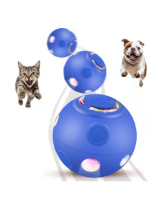 Bola Interactiva para Mascotas Jujingcw Recargable LED 6,86 cm