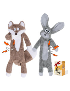 Juguetes para Perros HGB Squeaky Conejo y Zorro 39,88 cm