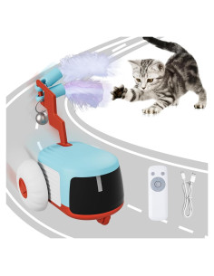 Juguete Automático para Gatos O WOWZON con Control Remoto