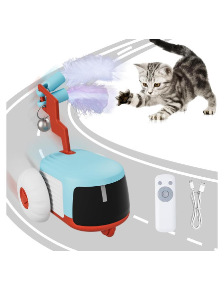 Juguete Automático para Gatos O WOWZON con Control Remoto