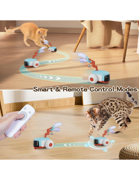 Juguete Automático para Gatos O WOWZON con Control Remoto