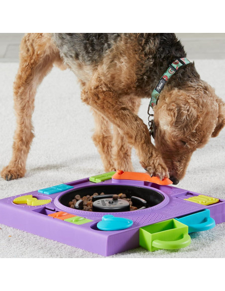 Rompecabezas Alimentador DJ Doggo Brightkins 2 en 1 para Perros