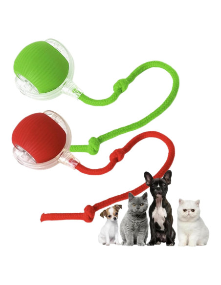 2 Paquetes Juguete Interactivo para Gatos y Perros AMATFFUG