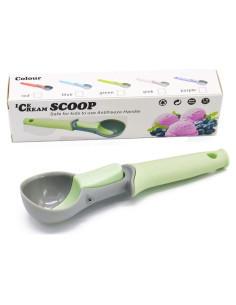 Cuchara para Helado con Gatillo L7HWDP - Plástico Duradero 19 cm