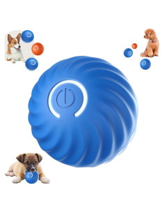 Pelota Saltarina Inteligente para Perros Azul - Juguete Automático