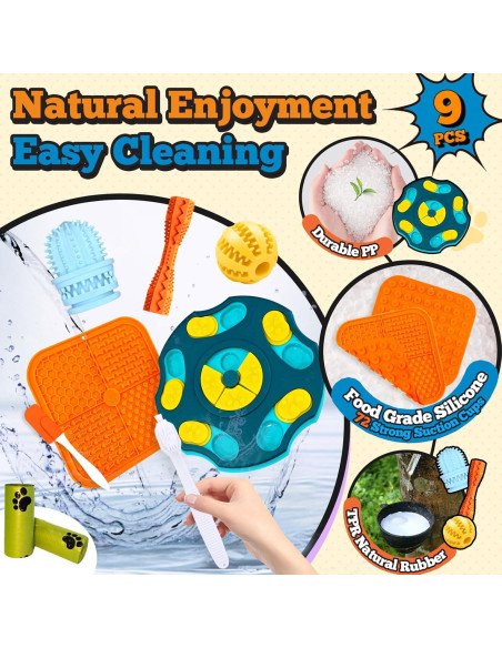 Juego de Juguetes Cognitivos para Perros PETCARE 9 Piezas