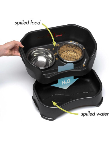 Neater Feeder Deluxe Estación Elevada para Perros Medianos