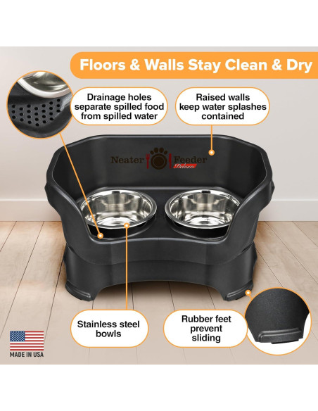 Neater Feeder Deluxe Estación Elevada para Perros Medianos